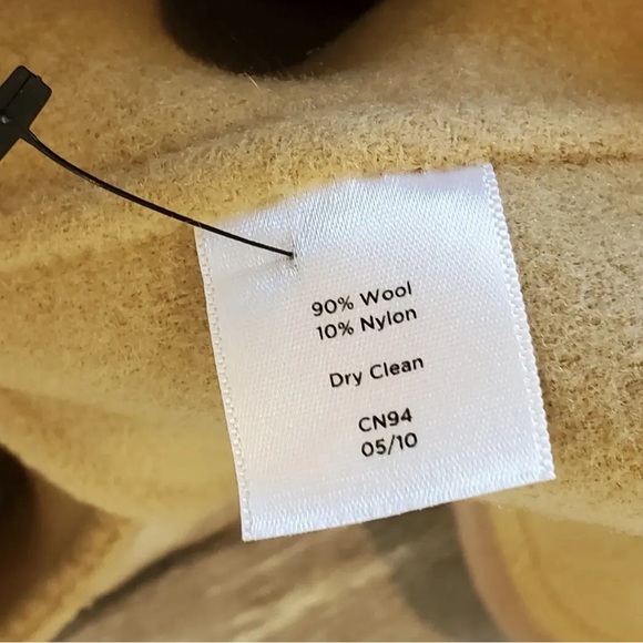 Talbots Cropped Spring/Fall Lightweight Wool Jacket/Coat Medium Tan sz 10 - Picture 3 of 4